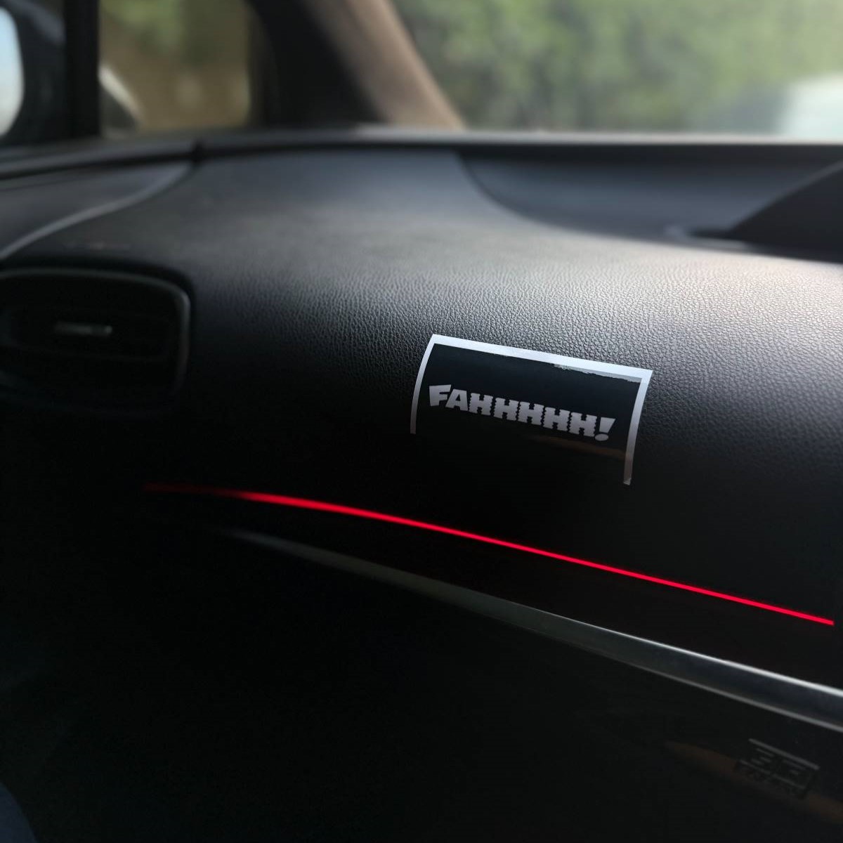 fahhhhh! vinyl car sticker fahhhhh! vinyl car sticker